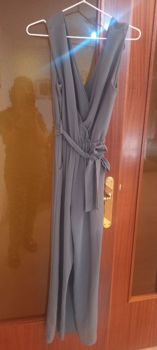 Mono pantalón verde elegante