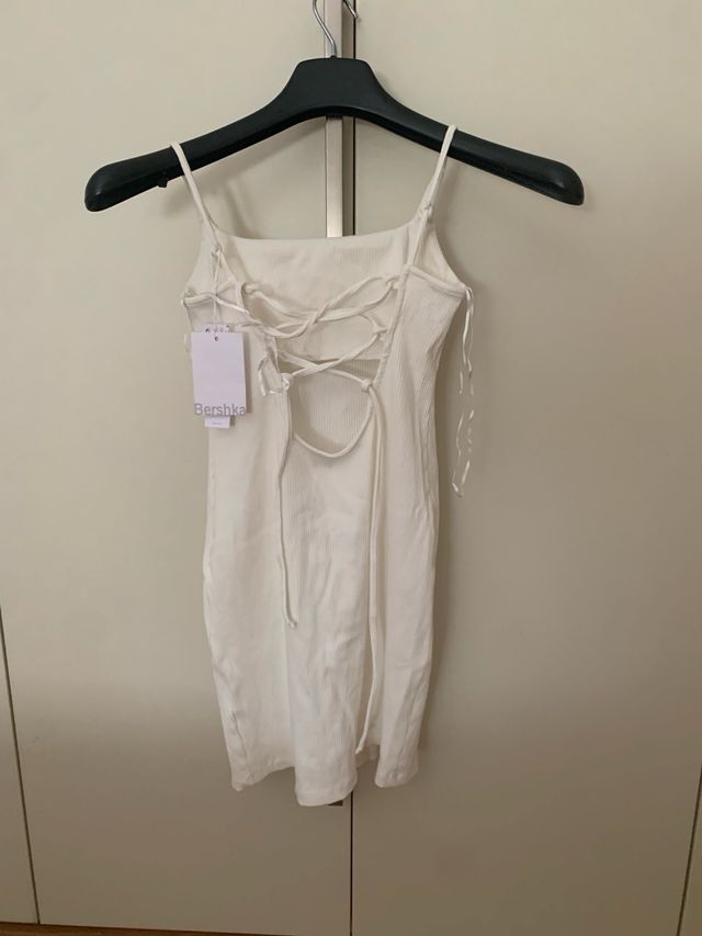 Vestito Bershka bianco tg L