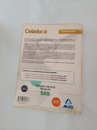 Celador del Servicio Andaluz de Salud. Temario ...