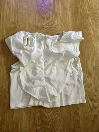 Top Zara niña amarillo 9-10