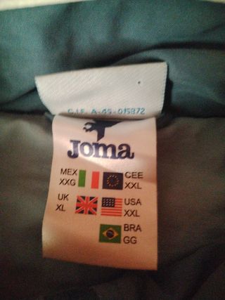 Chándal Joma mujer XXL - Azul/Blanco
