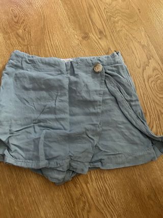 Falda vaquera azul niña