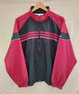 Adidas Retro Windbreaker Track Jacket Embroidered 
