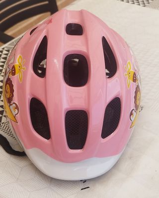 Patines y casco niña