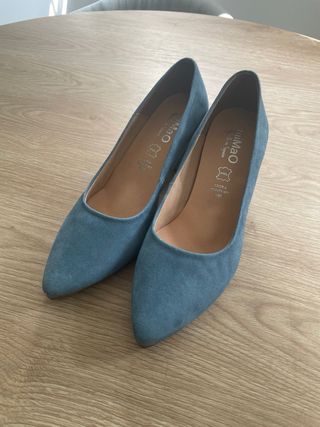 Zapatos mimao azul mujer