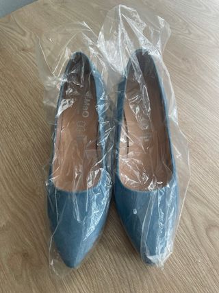 Zapatos mimao azul mujer