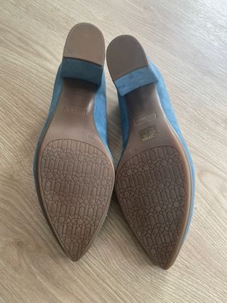 Zapatos mimao azul mujer