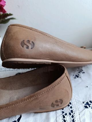 ballerine Superga in pelle
