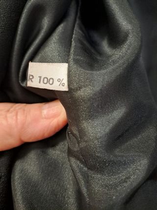 Americana negra talla L
