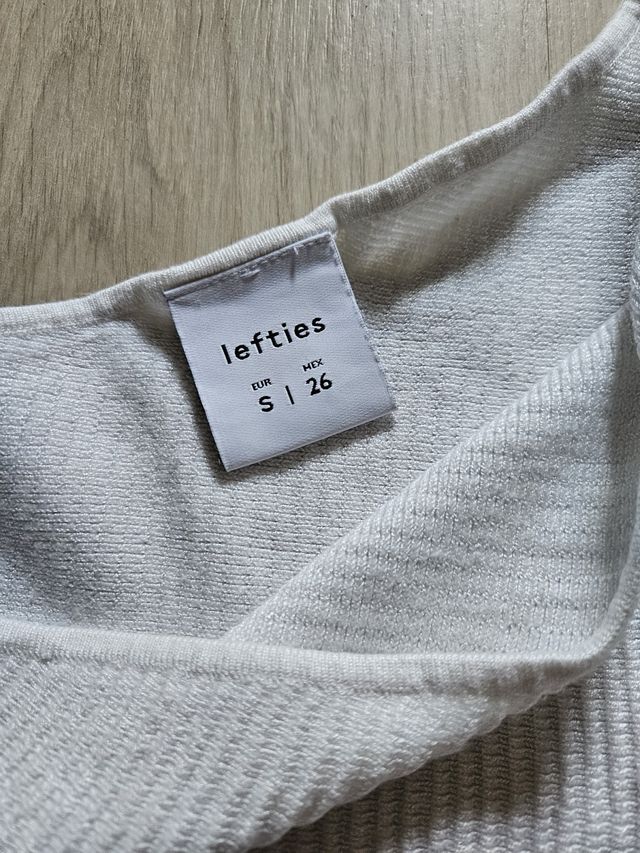 Top Lefties blanco - Talla S