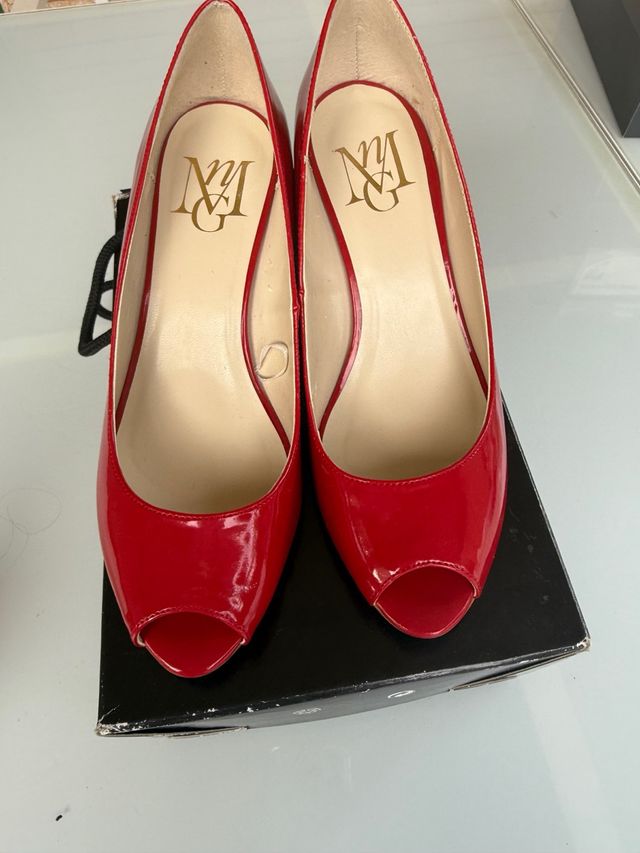 Zapatos rojos Mango - Tacones