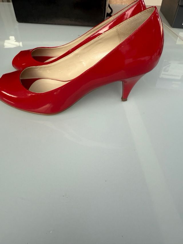 Zapatos rojos Mango - Tacones