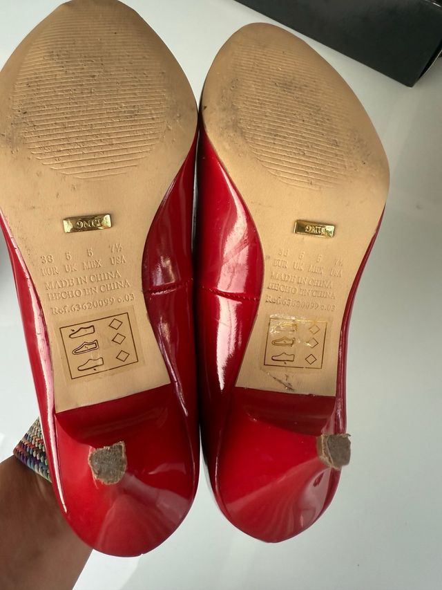 Zapatos rojos Mango - Tacones