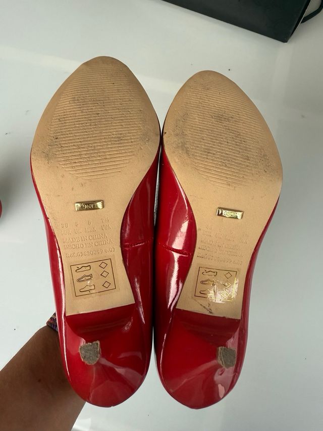 Zapatos rojos Mango - Tacones