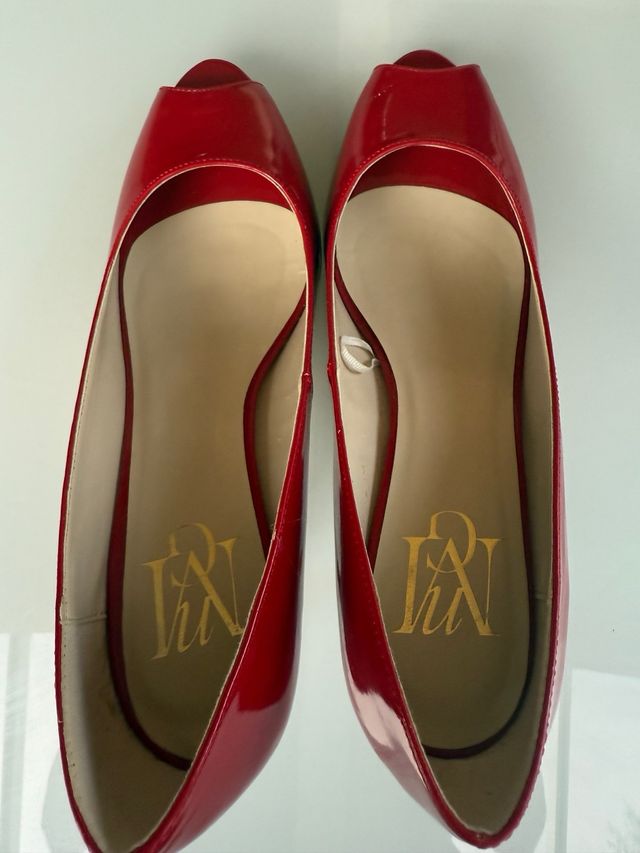 Zapatos rojos Mango - Tacones