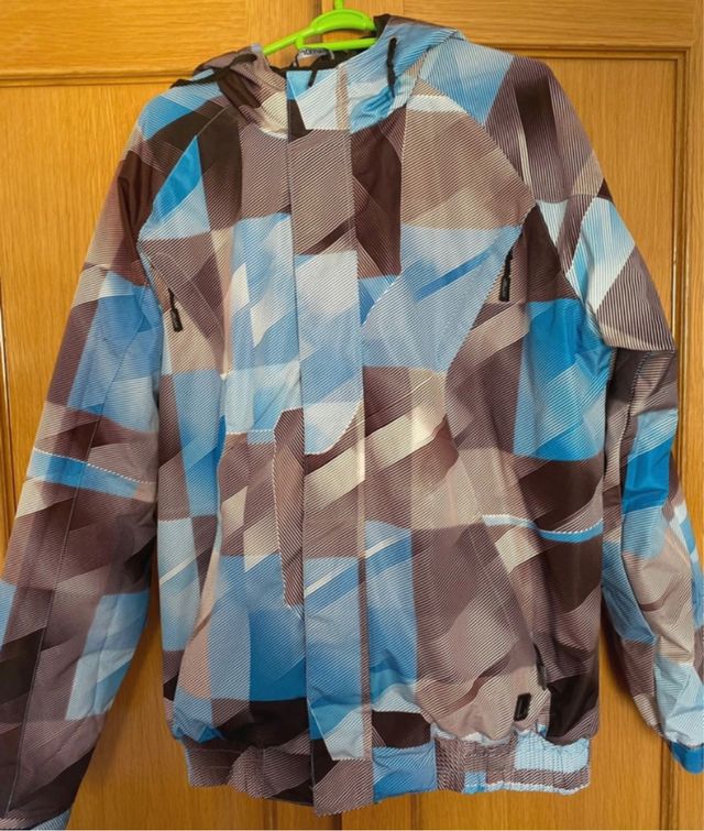 Chaqueta Anorak Azul-Marron