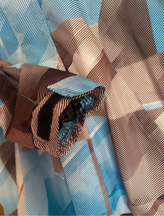 Chaqueta Anorak Azul-Marron