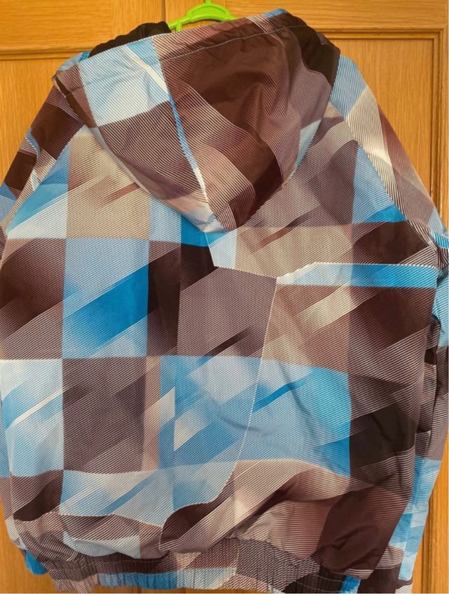 Chaqueta Anorak Azul-Marron