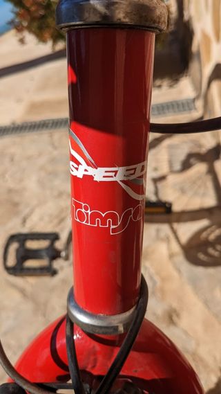 Bicicleta montaña roja