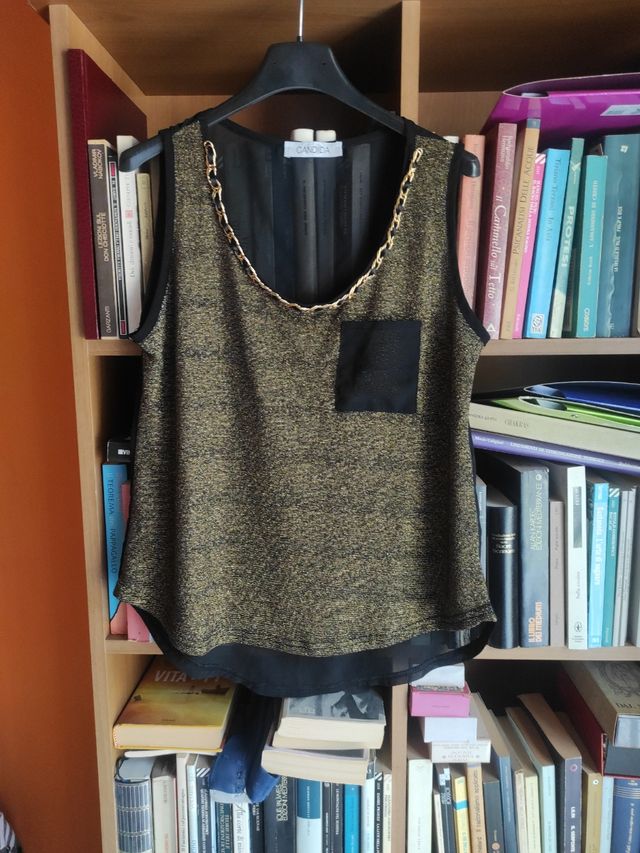 Canotta CANDIDA oro e nera