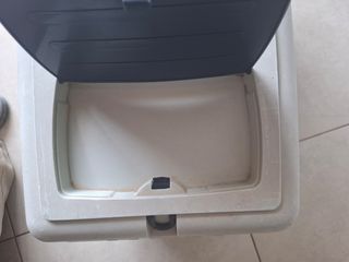 Transportín mascotas azul y blanco