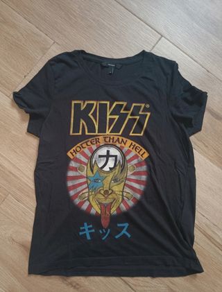 Camiseta Kiss Hotter Than Hell