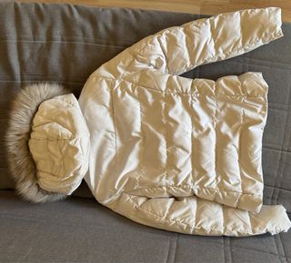 Chaqueta Zara beige - Pluma