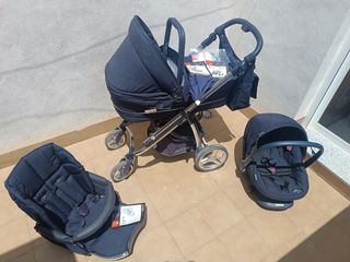 Carricoche Bebecar Ip-Op: Cochecito completo