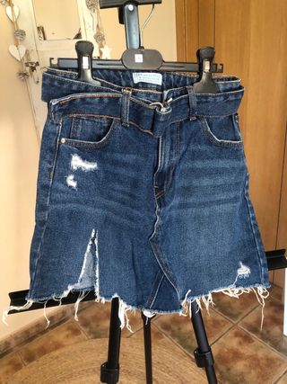 Falda vaquera niña Primark talla 9-10 (140cm)