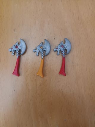 3 Hachas dragón Playmobil