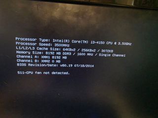 HP Pavilion Desktop Intel i3 Quad core 3.5Ghz 8Gb