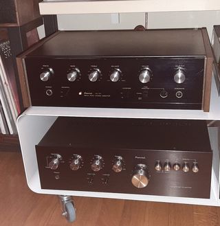 Mueble TV/HIFI blanco - Moderno estilo vintage