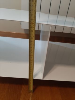 Mueble TV/HIFI blanco - Moderno estilo vintage