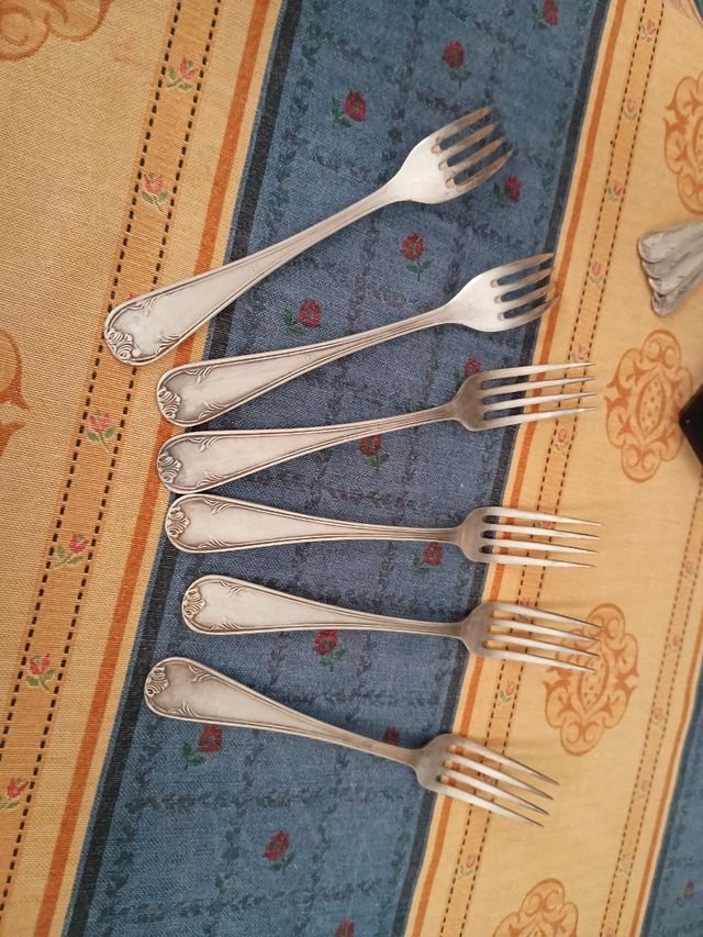 6 Tenedores Alpaca - Plata