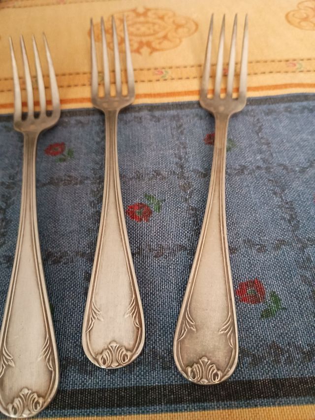 6 Tenedores Alpaca - Plata