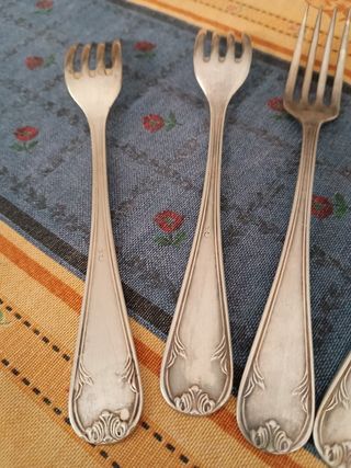 6 Tenedores Alpaca - Plata