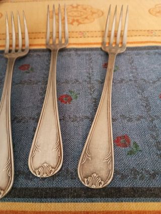 6 Tenedores Alpaca - Plata