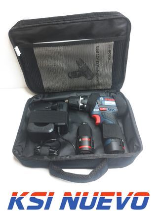 TALADRO PERCUTOR BOSCH BATERIA GSB 12V-15