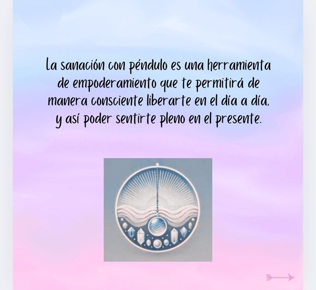 Péndulo sanación - Terapia Holística