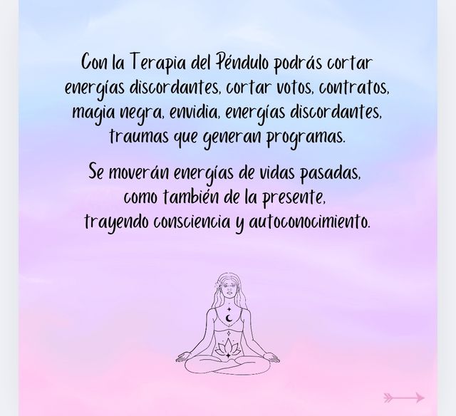 Péndulo sanación - Terapia Holística