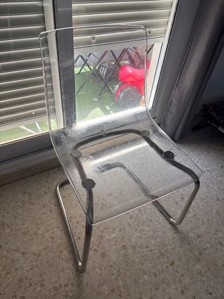 Mesa comedor cristal moderna - metal