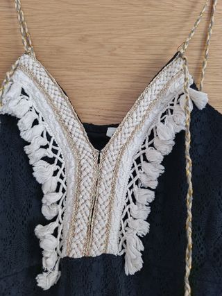 Vestido negro boho Hug&Clau