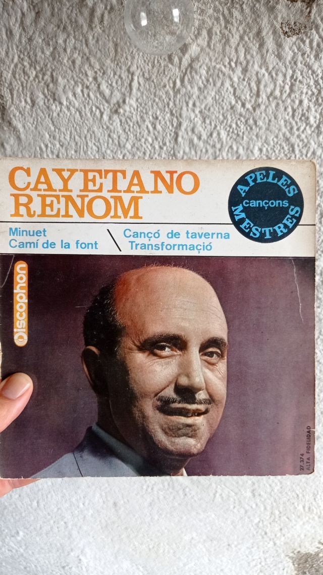 LP Cayetano Renom - Canciones