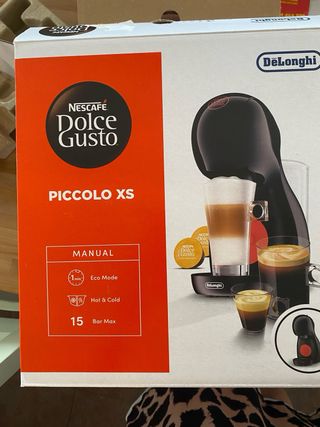 Cafetera Nespresso Piccolo XS Negra. 