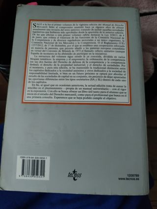 Manual de Derecho Mercantil: Vol. I. Introducci...