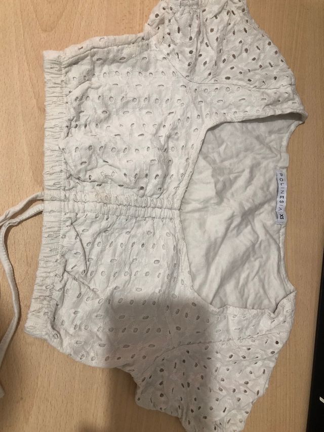 Top POLINESIA blanco XS