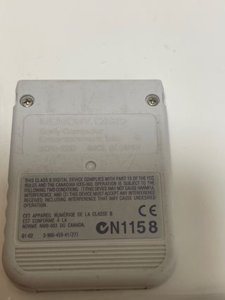 Tarjeta Memoria PlayStation Sony