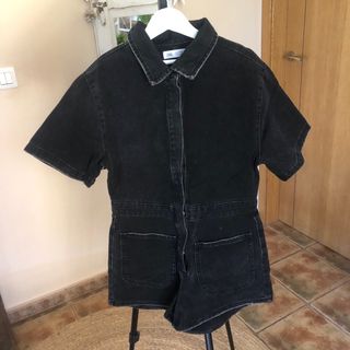 Mono vaquero negro Zara. Talla 11-12 (152cm) 