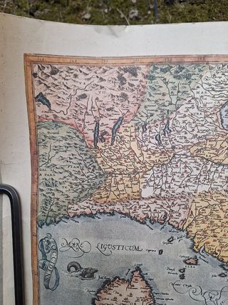 Antica mappa Italia - XVI secolo