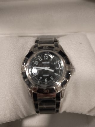 Reloj Racer -  Negro y Plata